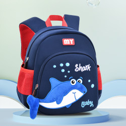 Children's School Bag for Kindergarten Boys, 3 Years Old, Small Class, 5 Years Old, Large Class, 3D Cartoon Cute Shark, Lightweight Baby Backpack for Going Out Children's School Bag for Kindergarten Boys, 3 Years Old, Small Class, 5 Years Old, Large Class, 3D Cartoon Cute Shark, Lightweight Baby Backpack for Going Out