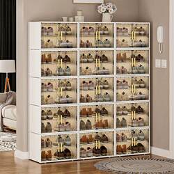 Large-capacity shoe cabinet new home door multi-layer transparent shoe box shoe storage cabinet one-piece wall artifact shoe rack Large-capacity shoe cabinet new home door multi-layer transparent shoe box shoe storage cabinet one-piece wall artifact shoe rack