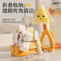 Triangular brush kitchen sink crevice brush foldable Triangular brush kitchen sink crevice brush foldable