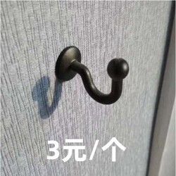 Black and white hooks, curtain wall hooks, decorative accessories, coat hooks, door curtain pendants, shower curtain wall storage Black and white hooks, curtain wall hooks, decorative accessories, coat hooks, door curtain pendants, shower curtain wall storage