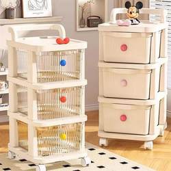 2025 Trolley Storage Rack Floor-Standing Drawer-Type Snack Rack Household Multi-Layer Baby Storage Toy Storage Cabinet 2025 Trolley Storage Rack Floor-Standing Drawer-Type Snack Rack Household Multi-Layer Baby Storage Toy Storage Cabinet