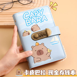 Kapibala Children's Cartoon Money Saving Book 2025 New Model with Password Lock, High Appearance Value, Cute, Can Hold Cash, Large Capacity, Hundred-Yuan Storage Book, Banknote Commemorative Money Collection Book, Money Book Kapibala Children's Cartoon Money Saving Book 2025 New Model with Password Lock, High Appearance Value, Cute, Can Hold Cash, Large Capacity, Hundred-Yuan Storage Book, Banknote Commemorative Money Collection Book, Money Book