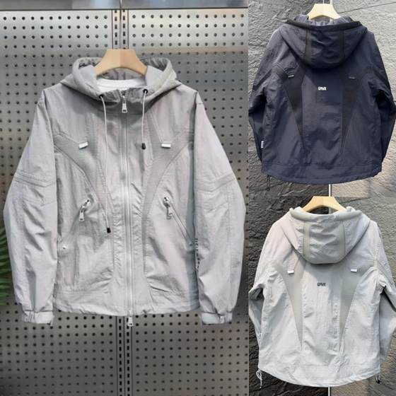 2025 spring new mesh jacket men's outdoor jacket workwear hooded windproof loose wind jacket men's trendy
2025 spring new mesh jacket men's outdoor jacket workwear hooded windproof loose wind jacket men's trendy