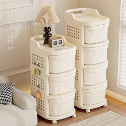 Snack Trolley Storage Rack Baby Products Storage Cabinet Household Shelf Living Room Wheeled Toy Storage Rack Snack Trolley Storage Rack Baby Products Storage Cabinet Household Shelf Living Room Wheeled Toy Storage Rack