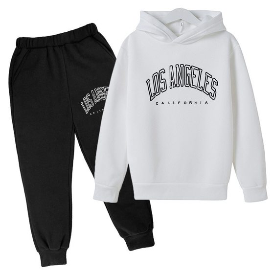 Cross-border autumn and winter children men and women loose sweatshirts hooded sports and casual fleece children sweatshirt two-piece set
Cross-border autumn and winter children men and women loose sweatshirts hooded sports and casual fleece children sweatshirt two-piece set