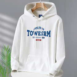 Hooded Sweatshirt for Men, Fleece-Lined, Spring, Autumn and Winter 2025 New Style, Retro Couple Tops, American Trendy Brand for Boys Hooded Sweatshirt for Men, Fleece-Lined, Spring, Autumn and Winter 2025 New Style, Retro Couple Tops, American Trendy Brand for Boys