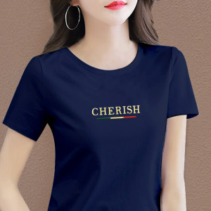 Middle-aged and elderly women's short-sleeved T-shirt for mothers in summer 2025 new large-size loose half-sleeved women's top 
Middle-aged and elderly women's short-sleeved T-shirt for mothers in summer 2025 new large-size loose half-sleeved women's top