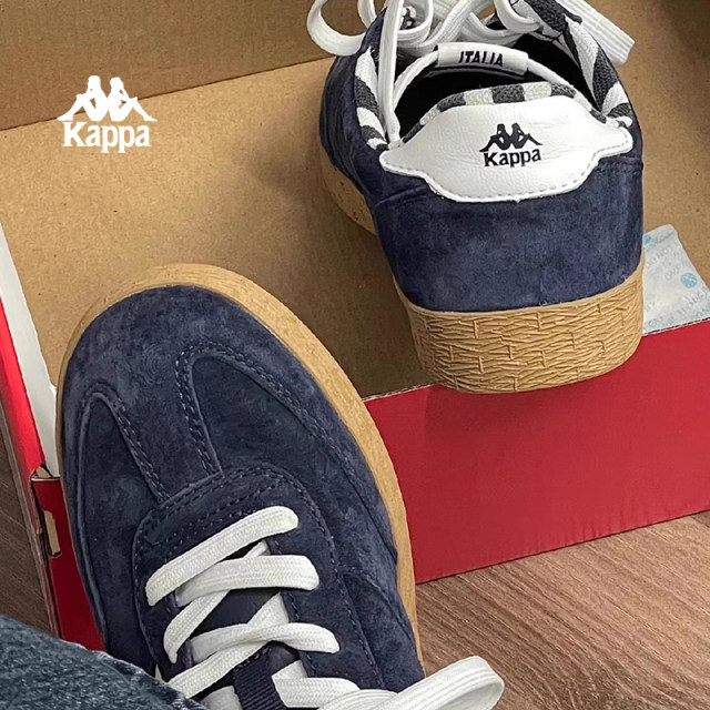 Kappa women's shoes retro casual board shoes 2025 autumn new couple sports flatbed training shoes Kappa women's shoes retro casual board shoes 2025 autumn new couple sports flatbed training shoes