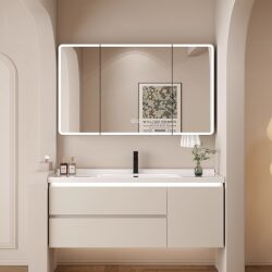 Cream Style Bathroom Cabinet Ceramic Integrated Basin Bathroom Washbasin Washbasin Cabinet Combination Washbasin Bathroom Cabinet Cream Style Bathroom Cabinet Ceramic Integrated Basin Bathroom Washbasin Washbasin Cabinet Combination Washbasin Bathroom Cabinet