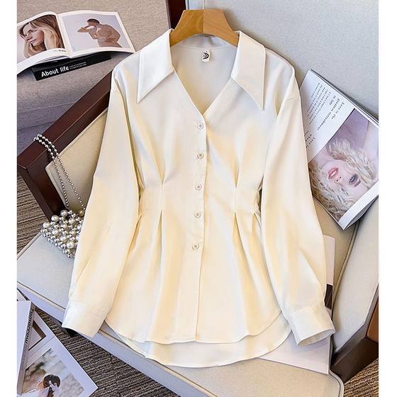 Guanmi polo neck long sleeves for women in autumn 2023 new large size fat mm slim waist-hugging design basement shirt for women
Guanmi polo neck long sleeves for women in autumn 2023 new large size fat mm slim waist-hugging design basement shirt for women