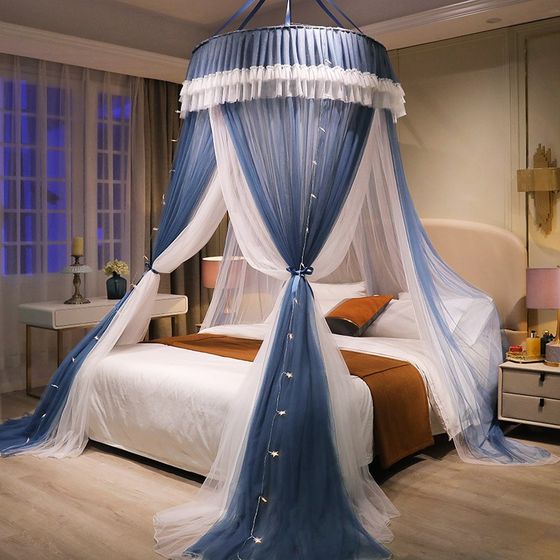 Summer ceiling mosquito net princess style bedroom u floor-to-ceiling bed mantle encrypted household dust-proof ceiling hanging round bed dome
Summer ceiling mosquito net princess style bedroom u floor-to-ceiling bed mantle encrypted household dust-proof ceiling hanging round bed dome