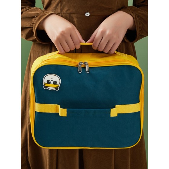 Aluminum foil double -lifted rice, rice, flat rice box handbag, library bag, rice heating bag rice packaging elementary school students Aluminum foil double -lifted rice, rice, flat rice box handbag, library bag, rice heating bag rice packaging elementary school students