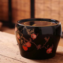 Black crystal stove, pomegranate wind stove, iron kettle, silver teapot, household lifting beam kettle, water boiling tea stove, glass tea set Black crystal stove, pomegranate wind stove, iron kettle, silver teapot, household lifting beam kettle, water boiling tea stove, glass tea set