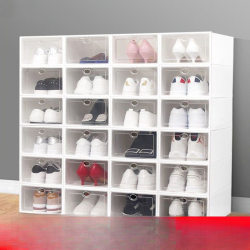 New product launch thickened shoe box storage box transparent shoe shoe cabinet artifact shoe storage plastic simple household shoe rack New product launch thickened shoe box storage box transparent shoe shoe cabinet artifact shoe storage plastic simple household shoe rack