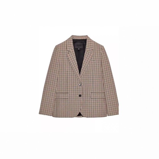 2025ZA autumn new women's clothing retro style fashionable lapel versatile plaid long-sleeved suit jacket 8782869
2025ZA autumn new women's clothing retro style fashionable lapel versatile plaid long-sleeved suit jacket 8782869
