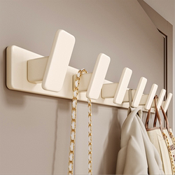 Japanese Joye Cream-Style Coat Rack, No-Drill Wall-Mounted Hook, Behind-Door Bedroom Wardrobe Cloakroom Set Japanese Joye Cream-Style Coat Rack, No-Drill Wall-Mounted Hook, Behind-Door Bedroom Wardrobe Cloakroom Set