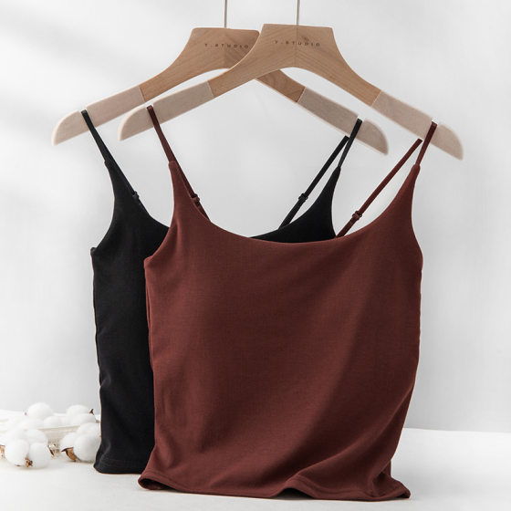 Uncle Radished Sling Vest for Women Wearing 2025 New Bra Integrated Adjustable Fixed Chest Pad Base Top
Uncle Radished Sling Vest for Women Wearing 2025 New Bra Integrated Adjustable Fixed Chest Pad Base Top