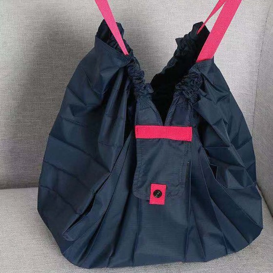 Japanese style can be folded and storage lightweight environmental protection storage bag handbags travel bags and luggage large capacity Japanese style can be folded and storage lightweight environmental protection storage bag handbags travel bags and luggage large capacity