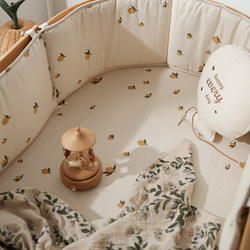 Northward Baby Crib Fence Soft Cover Pure Cotton Type a Spliced Bed Fence Baby Anti-Collision Bed Fence Universal for All Seasons Northward Baby Crib Fence Soft Cover Pure Cotton Type a Spliced Bed Fence Baby Anti-Collision Bed Fence Universal for All Seasons