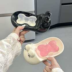 Light luxury style ceramic soap dish, creative snail-shaped soap box, no water accumulation, high-looking household decorative soap box Light luxury style ceramic soap dish, creative snail-shaped soap box, no water accumulation, high-looking household decorative soap box