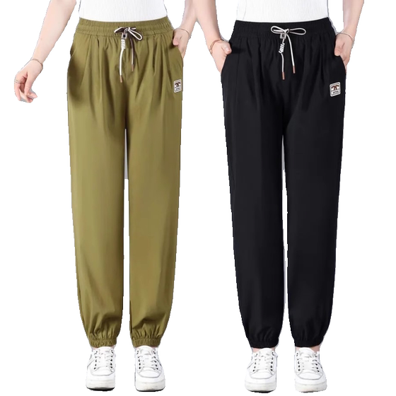 Middle-aged large-size casual pants thin women's pants 2024 summer new loose Haruna carrot pants slimming mother's pants
Middle-aged large-size casual pants thin women's pants 2024 summer new loose Haruna carrot pants slimming mother's pants