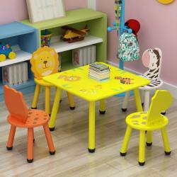 Children's table and chair set home kindergarten game table baby table and chair set cartoon toy table study table Children's table and chair set home kindergarten game table baby table and chair set cartoon toy table study table