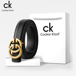 Cookiekloof Official Flagship Store C&K Genuine New Leather Niche High-End Belt Pants Skirt Belt Cookiekloof Official Flagship Store C&K Genuine New Leather Niche High-End Belt Pants Skirt Belt