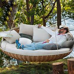 Outdoor net B&B bird's nest swing red rattan bed hanging round YM9940 shaped bed hanging chair garden double hanging basket hanging sand Outdoor net B&B bird's nest swing red rattan bed hanging round YM9940 shaped bed hanging chair garden double hanging basket hanging sand