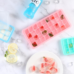 Silicone ice tray with lid ice cube mold freezing box square ice cube iced beverage square ice cube ice cube ice making Silicone ice tray with lid ice cube mold freezing box square ice cube iced beverage square ice cube ice cube ice making