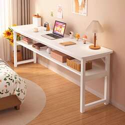 Computer desk simple bedroom home office long table small apartment against wall narrow desk desk desk learning writing desk Computer desk simple bedroom home office long table small apartment against wall narrow desk desk desk learning writing desk