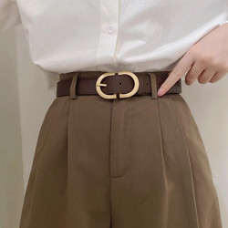 Wide Belt for Women, Versatile Brown, ins Trend, 2025 Belt, Jeans Belt, Women's Belt, High-End Decorative Belt Wide Belt for Women, Versatile Brown, ins Trend, 2025 Belt, Jeans Belt, Women's Belt, High-End Decorative Belt