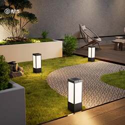 Solar lawn light outdoor waterproof lawn light courtyard landscape garden square led simple modern decorative light Solar lawn light outdoor waterproof lawn light courtyard landscape garden square led simple modern decorative light