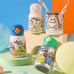 Cup Bear Xingmang Children's Double Drink Insulated Cup Kindergarten Straw Kettle Students Go to School Special Cute Water Cup Cup Bear Xingmang Children's Double Drink Insulated Cup Kindergarten Straw Kettle Students Go to School Special Cute Water Cup