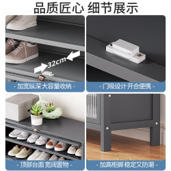 Spot quick delivery door home shoe box solid wood shoe cabinet transparent visible thickened simple storage shoe rack Spot quick delivery door home shoe box solid wood shoe cabinet transparent visible thickened simple storage shoe rack