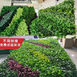 Spot quick-release plant green wall anti-fading green wall indoor wall-mounted table artificial plastic bionic fake flower lawn Spot quick-release plant green wall anti-fading green wall indoor wall-mounted table artificial plastic bionic fake flower lawn