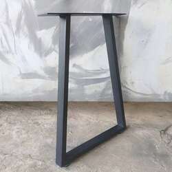 Thickened trapezoidal wrought iron table leg bracket, office computer desk desk leg, milk tea shop painted table stand, dining table leg Thickened trapezoidal wrought iron table leg bracket, office computer desk desk leg, milk tea shop painted table stand, dining table leg