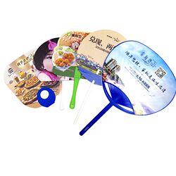 New advertising fan customized pp plastic promotional gift round fan cartoon small fan custom-made medium handle 1000 pieces printed New advertising fan customized pp plastic promotional gift round fan cartoon small fan custom-made medium handle 1000 pieces printed