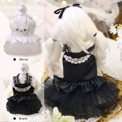 Summer cat and dog gauze skirt to accompany the dog Summer cat and dog gauze skirt to accompany the dog