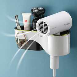 New direct selling punch-free hair dryer shelf suction cup wall-mounted bathroom shelf bathroom toilet hair dryer New direct selling punch-free hair dryer shelf suction cup wall-mounted bathroom shelf bathroom toilet hair dryer