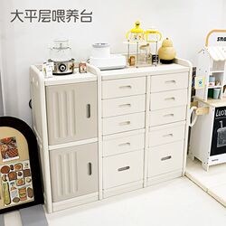 Children's toy storage rack baby supplies feeding table floor-standing household locker baby wardrobe storage tidy box Children's toy storage rack baby supplies feeding table floor-standing household locker baby wardrobe storage tidy box