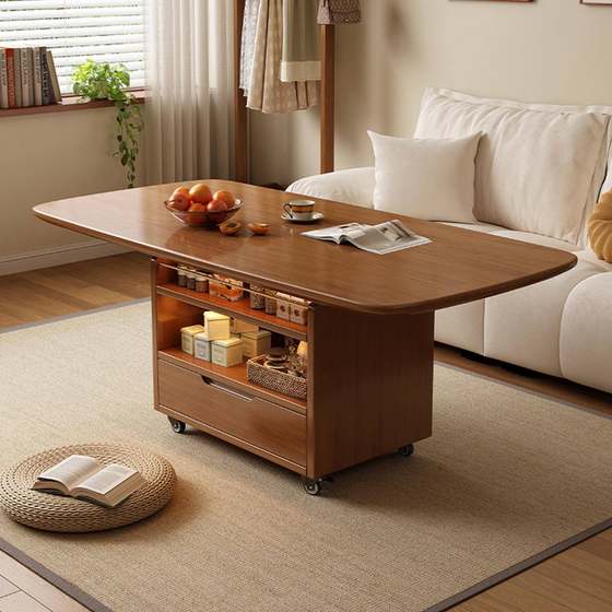 Nordic solid wood lifting tea table living room home tea table dining table dual-purpose movable small apartment tea table with wheeled edge table
Nordic solid wood lifting tea table living room home tea table dining table dual-purpose movable small apartment tea table with wheeled edge table