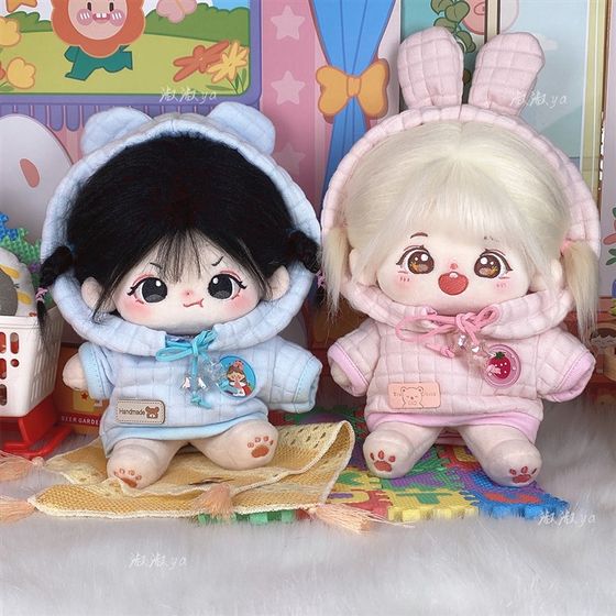 Cotton doll 20cm k clothes doll clothes 20cm boy bubble clothes sweatshirt cute girls overalls fat
Cotton doll 20cm k clothes doll clothes 20cm boy bubble clothes sweatshirt cute girls overalls fat