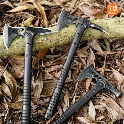 War Axe Outdoor Multi-Function Axe High-Manganese Steel Forged Self-Driving Tour Camping Firewood Splitting Tool Guodekou Import War Axe Outdoor Multi-Function Axe High-Manganese Steel Forged Self-Driving Tour Camping Firewood Splitting Tool Guodekou Import
