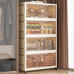 Multi-Layer Household Plastic Storage Cabinet, Foldable, No Installation Required, Clothes Storage Cabinet, Toy Snack Storage Cabinet, Living Room Storage Box Multi-Layer Household Plastic Storage Cabinet, Foldable, No Installation Required, Clothes Storage Cabinet, Toy Snack Storage Cabinet, Living Room Storage Box