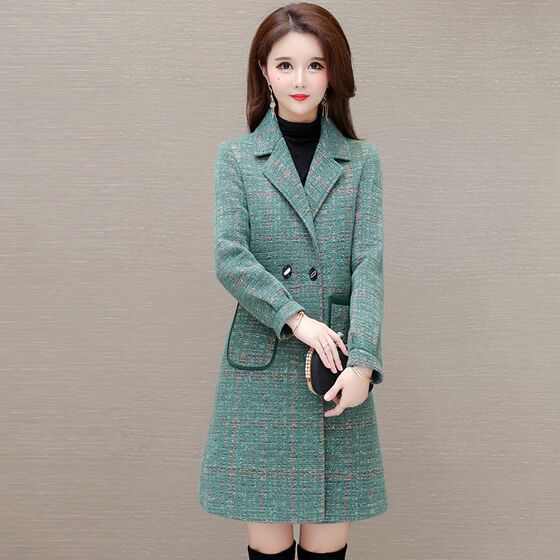 Mid-length woolen C coat for women 2025 autumn new high-end temperament mother slim and thick woolen
Mid-length woolen C coat for women 2025 autumn new high-end temperament mother slim and thick woolen