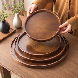 Chinese-Style Household Retro Bamboo Storage Tray for Office, Tea Cup Holder, Commercial Hotel Restaurant Snack Tray Chinese-Style Household Retro Bamboo Storage Tray for Office, Tea Cup Holder, Commercial Hotel Restaurant Snack Tray