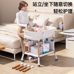 Diaper Table and High Chair 2-in-1 Baby Changing and Washing Station, Multifunctional, Foldable, Massage, Portable Diaper Changing and Touch Table Diaper Table and High Chair 2-in-1 Baby Changing and Washing Station, Multifunctional, Foldable, Massage, Portable Diaper Changing and Touch Table