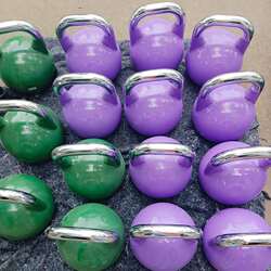 Cross-border strength training kettle dumbbells, men's and women's fitness equipment, competitive electroplated paint kettlebells, all-steel kettlebells Cross-border strength training kettle dumbbells, men's and women's fitness equipment, competitive electroplated paint kettlebells, all-steel kettlebells