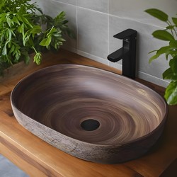 Antique-Style Above-Counter Basin for Courtyard Outdoor Use, Single Basin for Balcony, Creative Artistic Retro Washbasin, Ceramic Wash Basin Antique-Style Above-Counter Basin for Courtyard Outdoor Use, Single Basin for Balcony, Creative Artistic Retro Washbasin, Ceramic Wash Basin