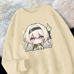 Honkai Star Rail Firefly Sweatshirt Men's Crew Neck 2025 New Autumn/Winter Cartoon Anime Merchandise Clothing Jacket Honkai Star Rail Firefly Sweatshirt Men's Crew Neck 2025 New Autumn/Winter Cartoon Anime Merchandise Clothing Jacket